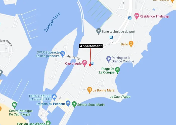 Apartman L'artimon, T2 Climatise, Parking Agde